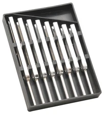 Steel Tuning Forks, Set of 8 (Scientific Pitch, C4 = 256Hz)