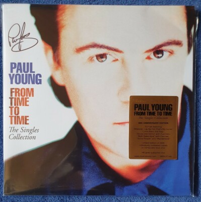 Paul Young - From Time To Time - The Singles Collection Signiert mit Foto 2-LP 