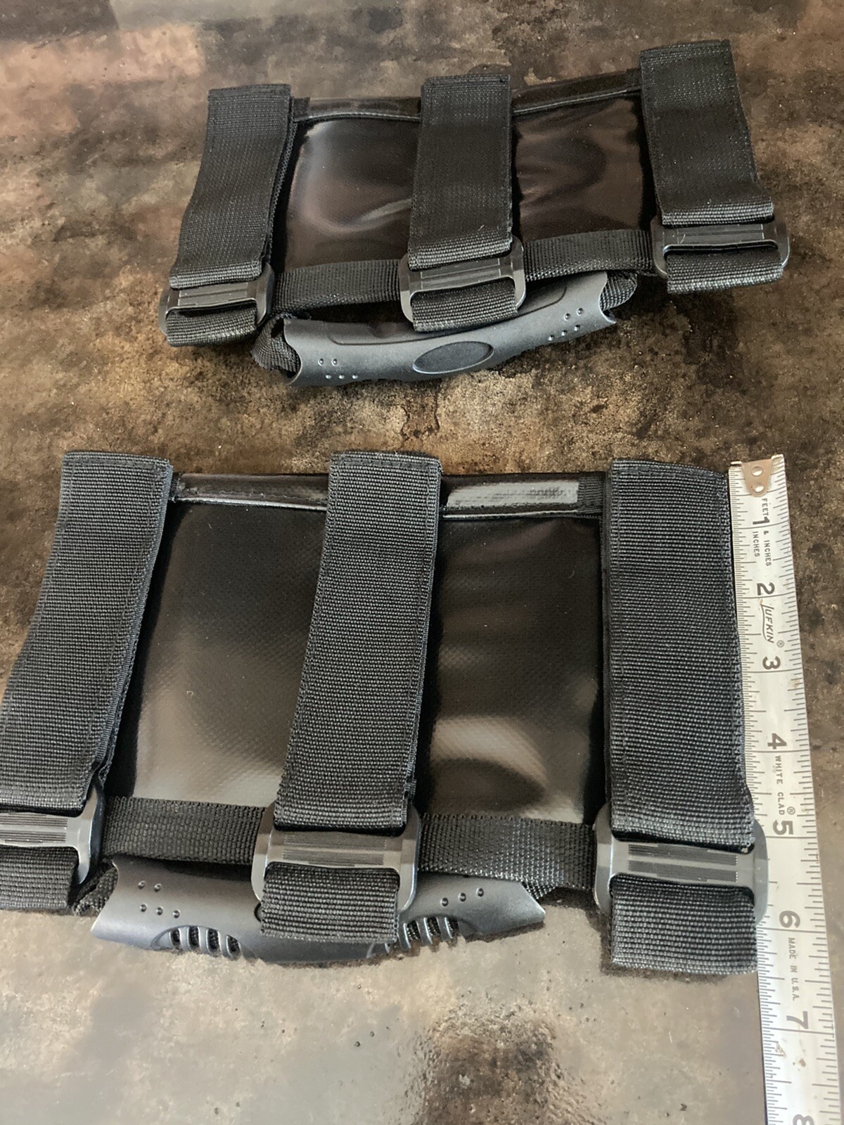 2 to 3 Inch Roll Bar Grab Handle Strap Pair with Storage Pouch Jeep UTV