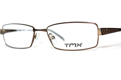 BRAND NEW TIMEX TMX CROSSBAR BR MATTE BROWN AUTHENTIC EYEGLASSES RX 52-16-140 MM - Picture 3 of 6