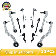 10pcs Cadillac ATS RWD Lower Control Arm Kit Tie Rod Link for 2013-19