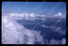 sl05 Original Slide 1980's Hawaii aerial view from airplane 245a