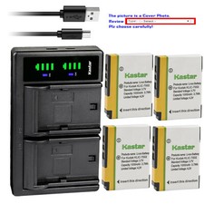 Kastar Battery LTD2 USB Charger for Kodak KLIC-7002 K7002 Battery and Charger