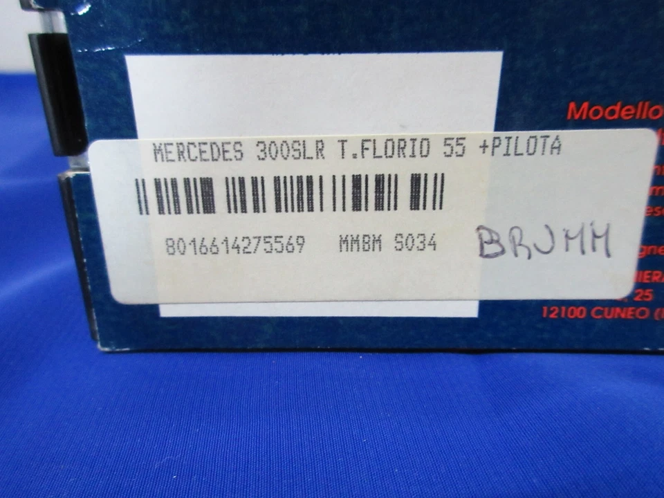 BRUMM SPECIAL EDITION MMBM S034 LA MINI MINIERA MERCEDES 300SLR T FLORIO 55 1/43 - Immagine 3 di 4