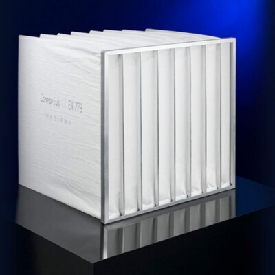 4 x HTH Taschenfilter ISO ePM10 50%, Metallr., BxHxT=592 x 592 x 600, Taschen 6