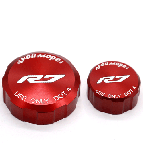 Tapa cubierta del depósito de líquido del freno trasero delantero para YAMAHA YZFR7 YZF-R7 2021-2022 - Imagen 2 de 12