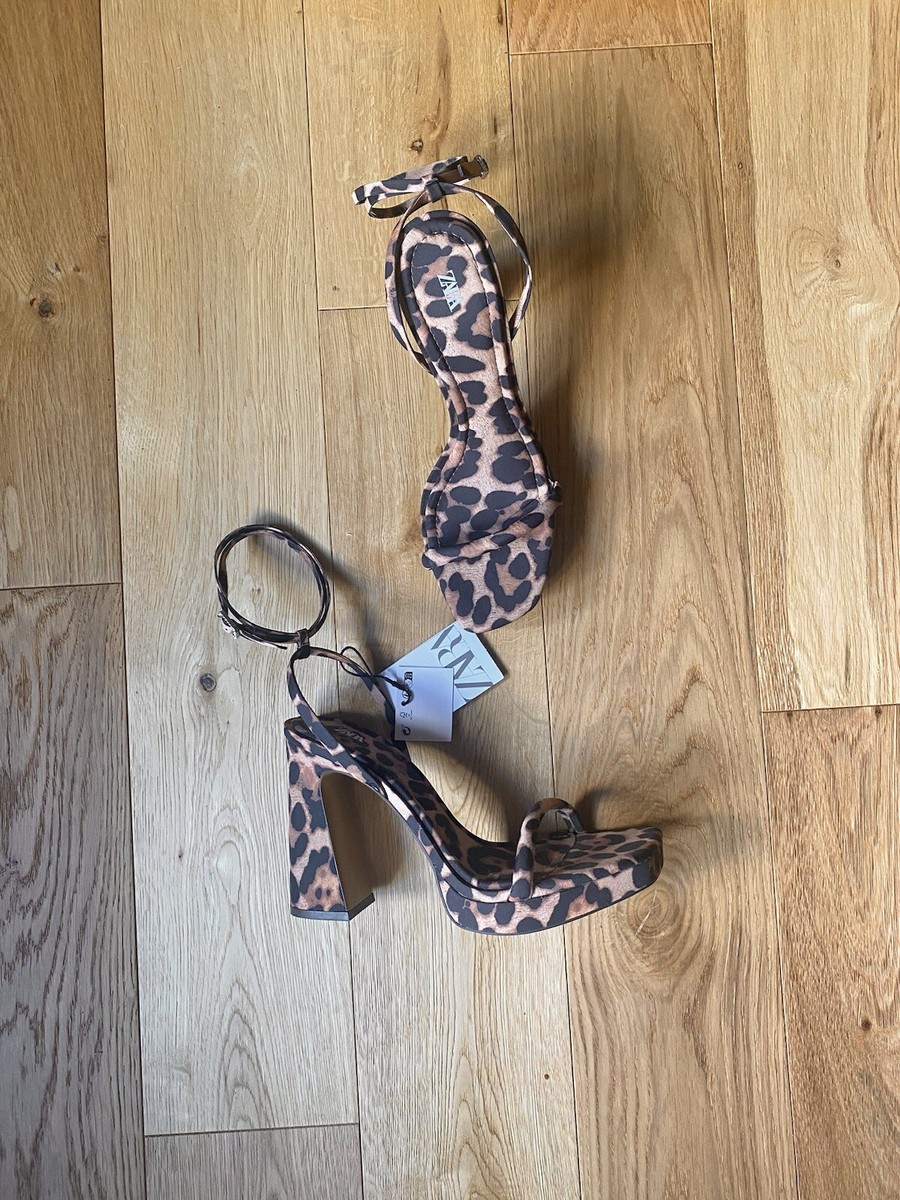 Strappy Sandals New Look Animal Print Sandals High Heel Animal