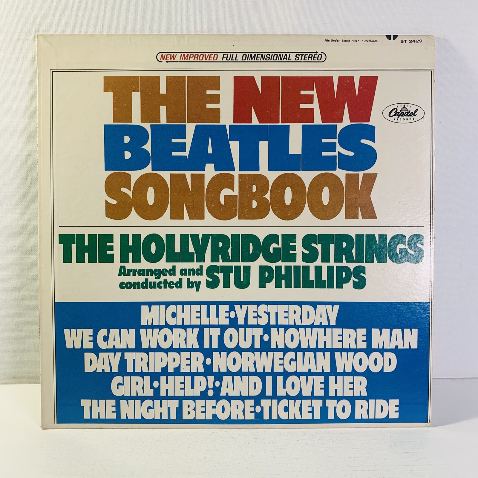 HOLLYRIDGE STRINGS The New Beatles Songbook CAPITOL 12 Inch LP 33 RPM Vinyl Record