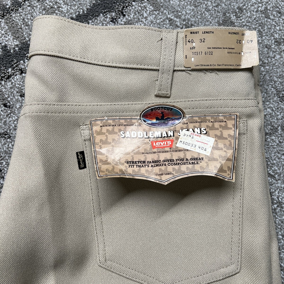 Levi's Saddleman Bootcut Jeans Deadstock 80s NWT (Made in USA