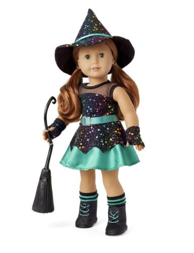Costume da strega American Girl Spoky Spells per bambole Halloween 2022 - Foto 1 di 2