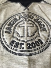 Janie And Jack Anchor Gray Sweatshirt Boys size 6