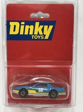 1987 Matchbox DINKY TOYS CARDED SUPERFAST BLUE PONTIAC FIREBIRD MADE IN MACAU
