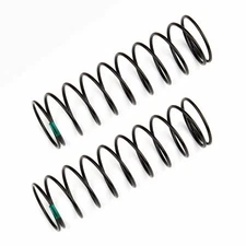 Team Associated - Rear Shock Springs, Green, 1.80 lb/in, for B6.1 (61mm)