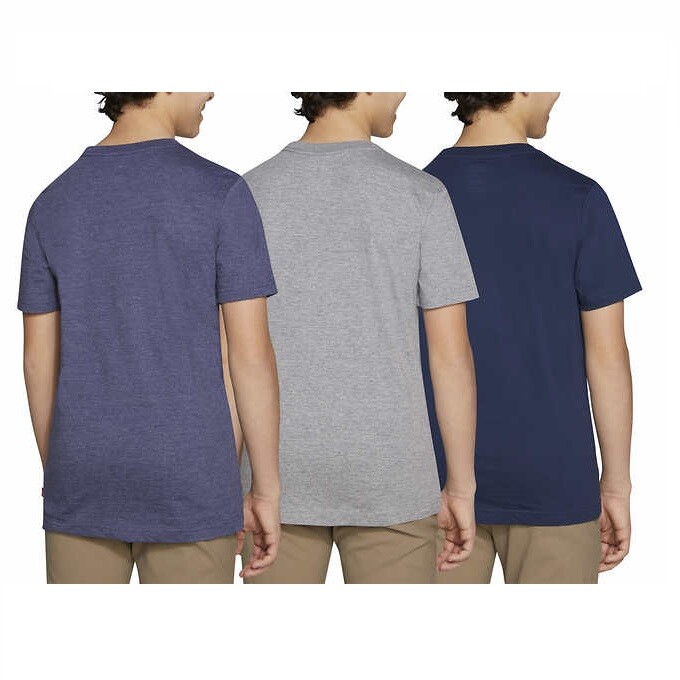 Levi's Youth Boys 3-Pack Crew Neck Short Sleeves Tees | eBay