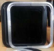 Porthole 12'' Square Window For Vans - Dark Privacy Tint, Tempered Glass