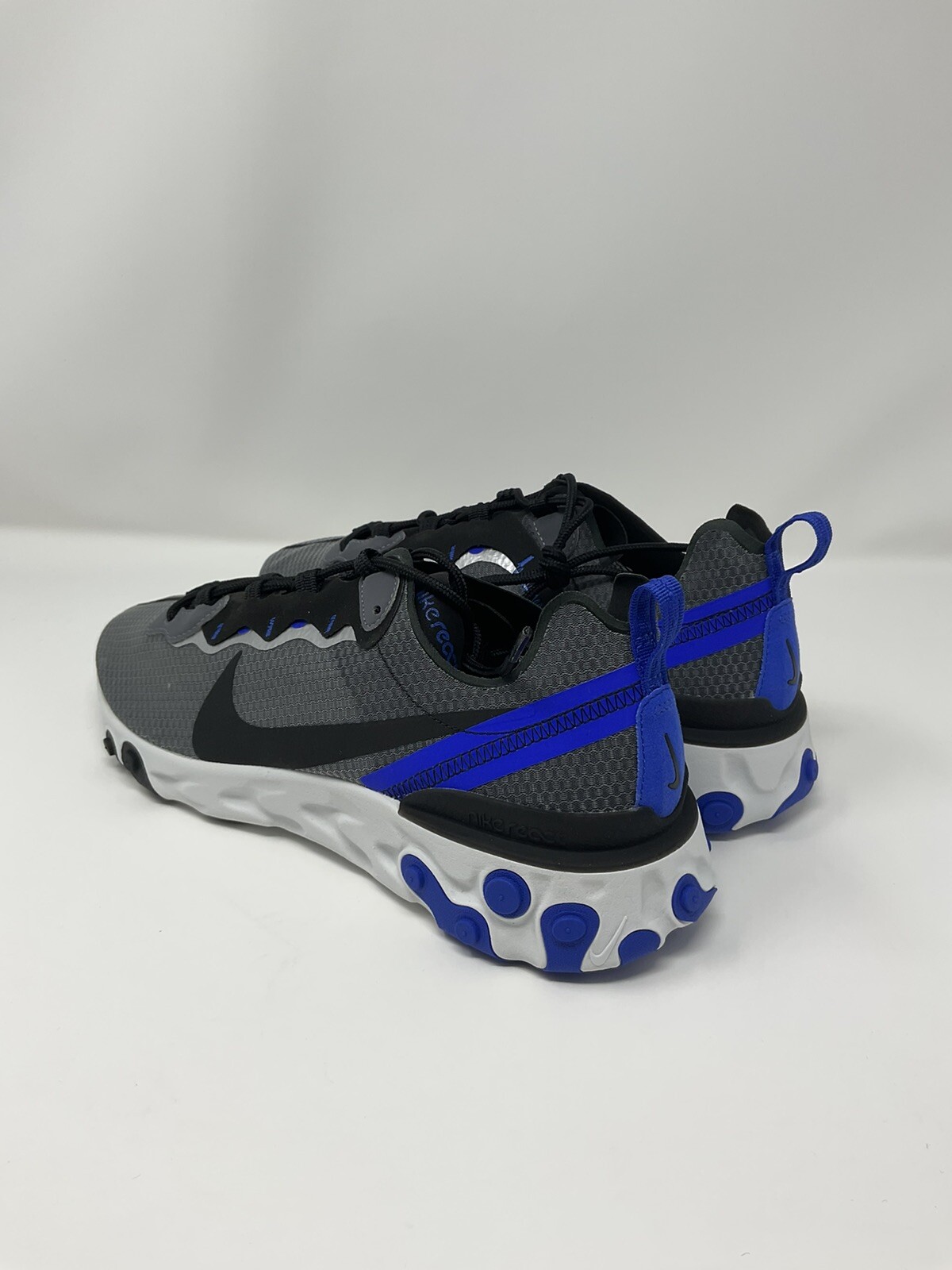 react element 55 se black/racer blue/summit white/black