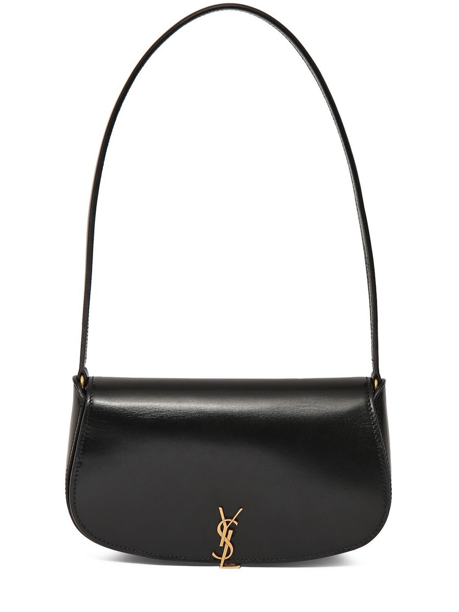 SAINT LAURENT Voltaire Mini In Box $2150 Black And Gold Leather