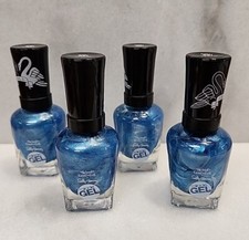 4 pack, Sally Hansen Miracle Gel Step 1 The Storian 891 Blue Nail Color Polish
