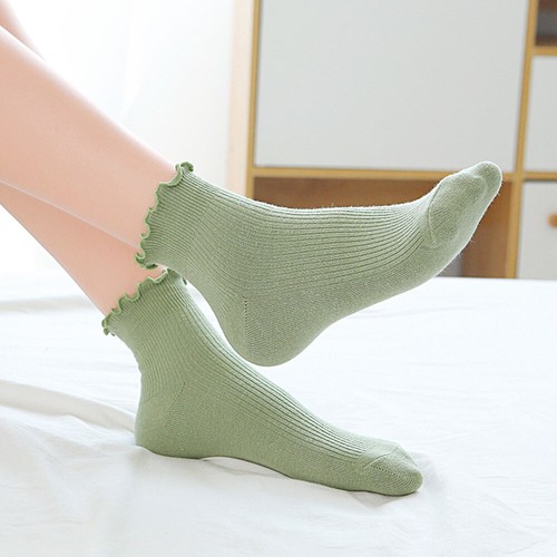 Rutschfeste Damen-Söckchen Mit Rüschen Kurze Knöchel-Schlauchsocken Tief ⑱ - Bild 13 von 29