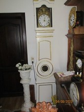 Antike Comtoise Standuhr  | um 1810-1840  | gemischtes Vollholz | restauriert