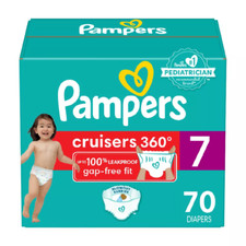 Pampers Cruisers 360 Diapers - Size 7 - 70ct