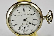 Antique 1881 Hampden 11 Jewels Pocket Watch by Hampden Watch Co Runs Fine