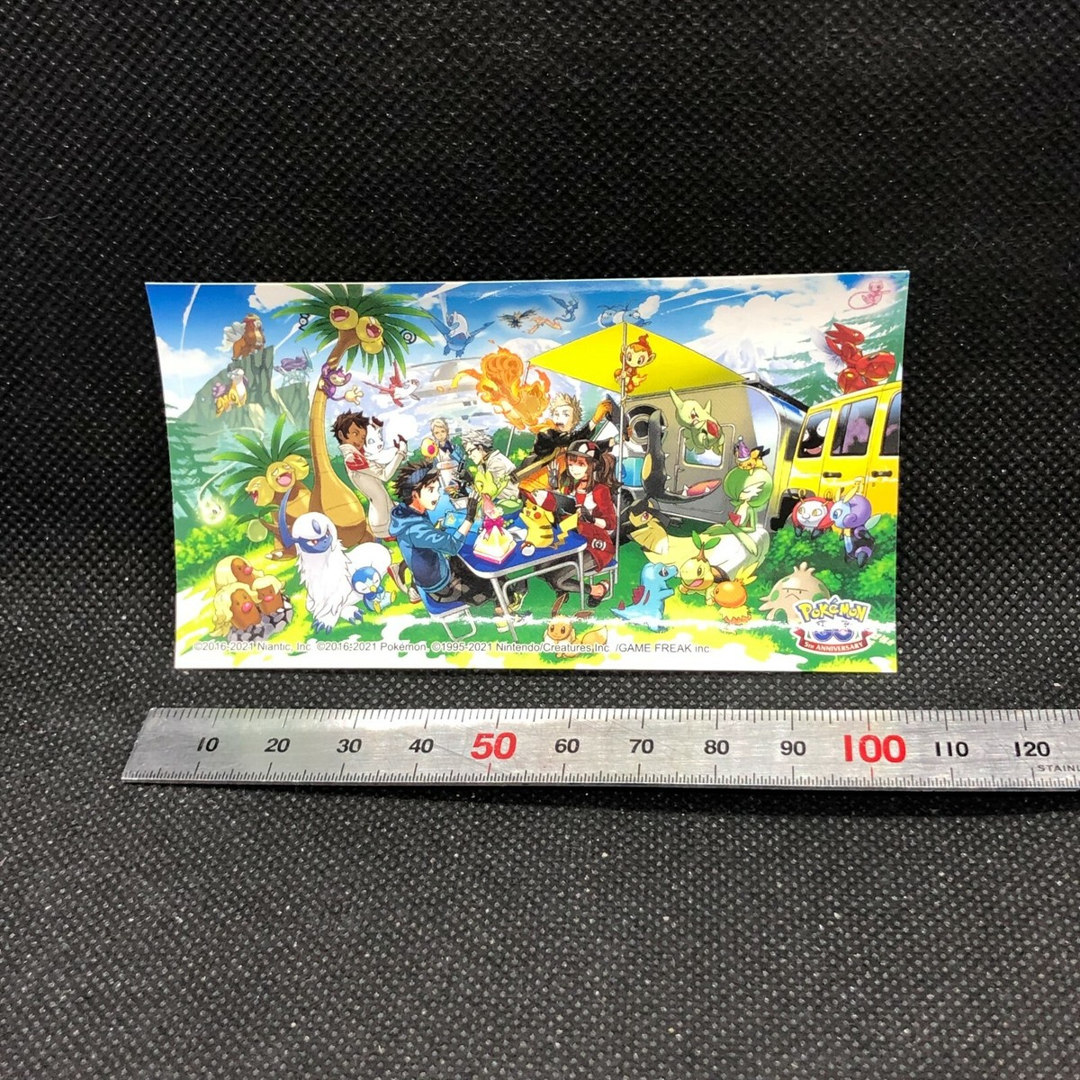 Pokemon Go Sticker Seal Limited 5th Anniversary Japanese 2021 Rare