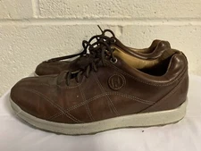 FootJoy Mens Size 8.5 Brown Leather Spikeless Sneakers Golf Shoes 57253 Cork FJ