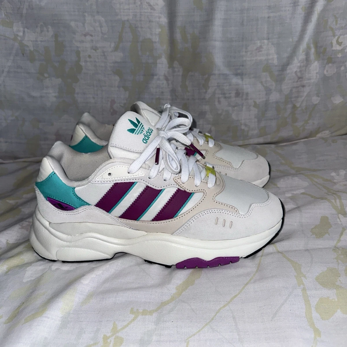 ADIDAS RETROPY F90 \'Off White Sonic Fuchsia\'MEN\'S Size 9 - adidas Retropy F90 Off White Sonic Fuchsia | eBay main image 2