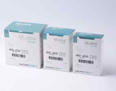 24 Strips qLabs for PT INR Self-Testing Q-3 Coagulation Expiry 1 Year Or More