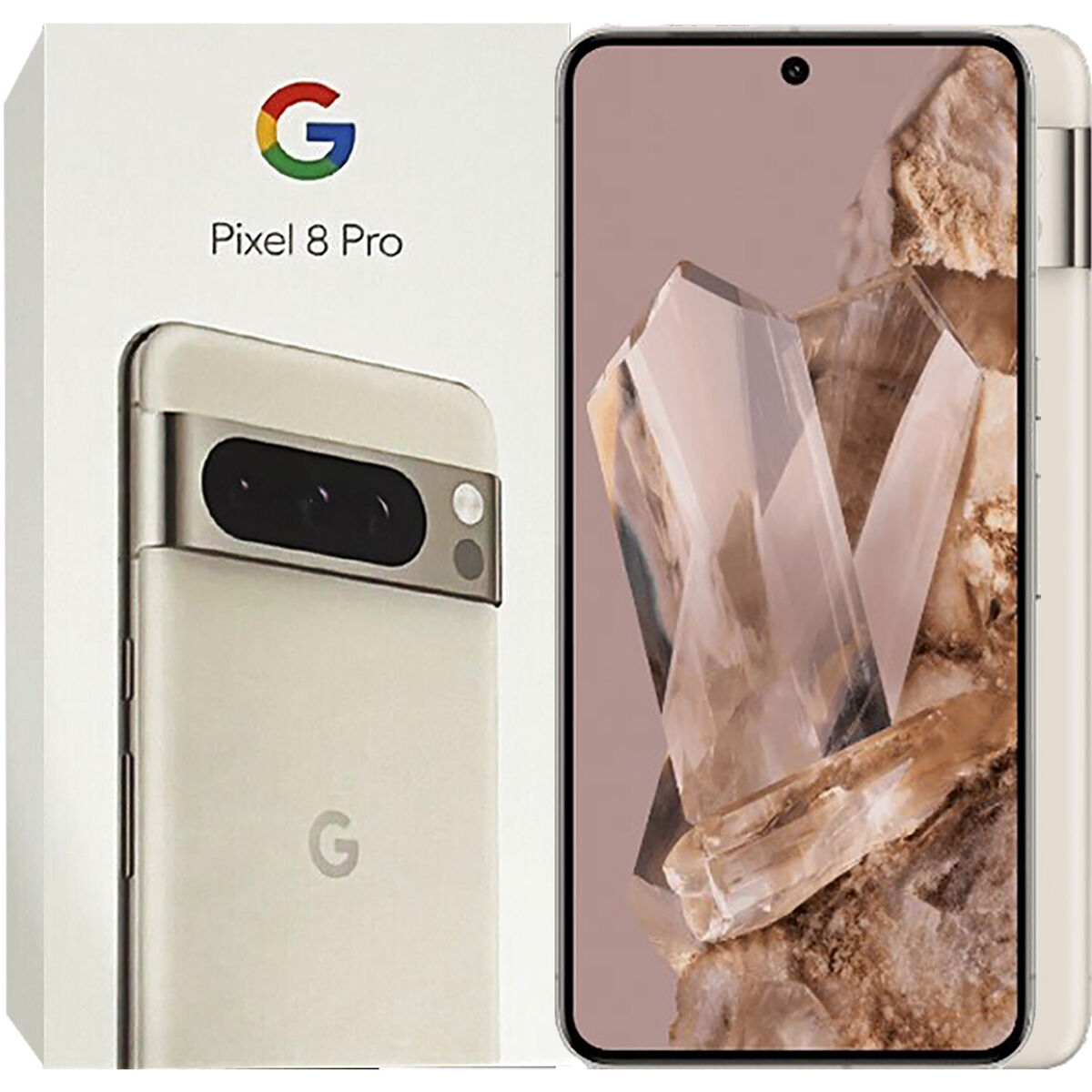 Google Pixel 8 Pro 5G Porcelain 256GB + 12GB Dual-Sim Unlocked GSM NEW