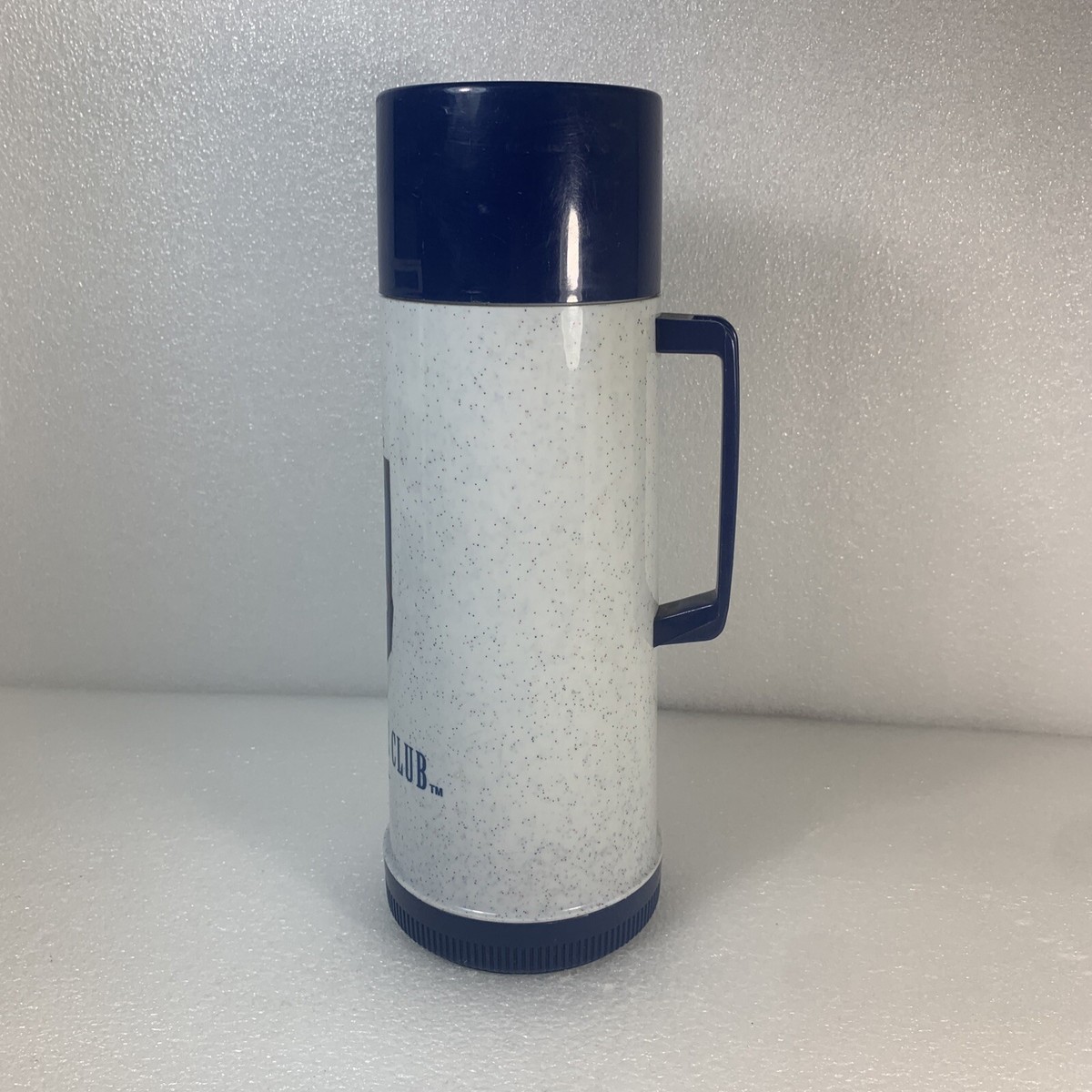 7-Eleven Coffee Time Brake Club Travel Thermos Mug 12" Vintage Insulated