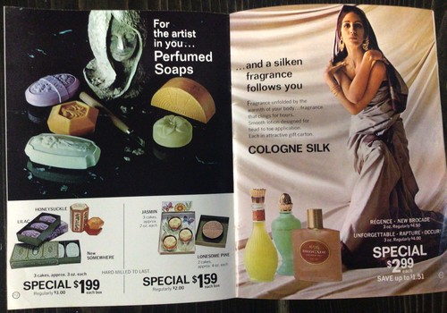 1968 Vintage Mini Avon Magazine Cosmetics Women’s Make Up Polish Toiletries - Foto 4 di 6