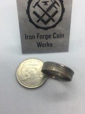 Louisiana LA Handcrafted Washington Quarters coin ring Sizes 5-10 2002