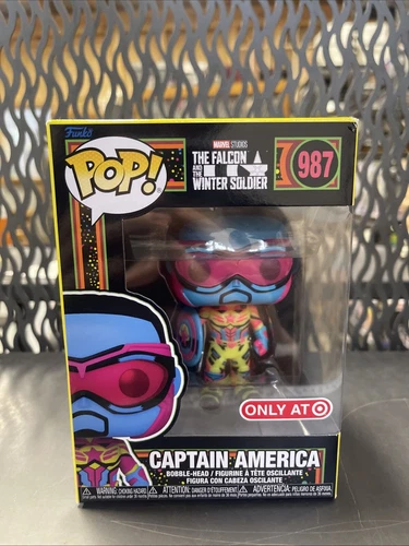Funko Pop! Vinyl: Marvel - Captain America (Black Light)  #987 FREE SHIP A25