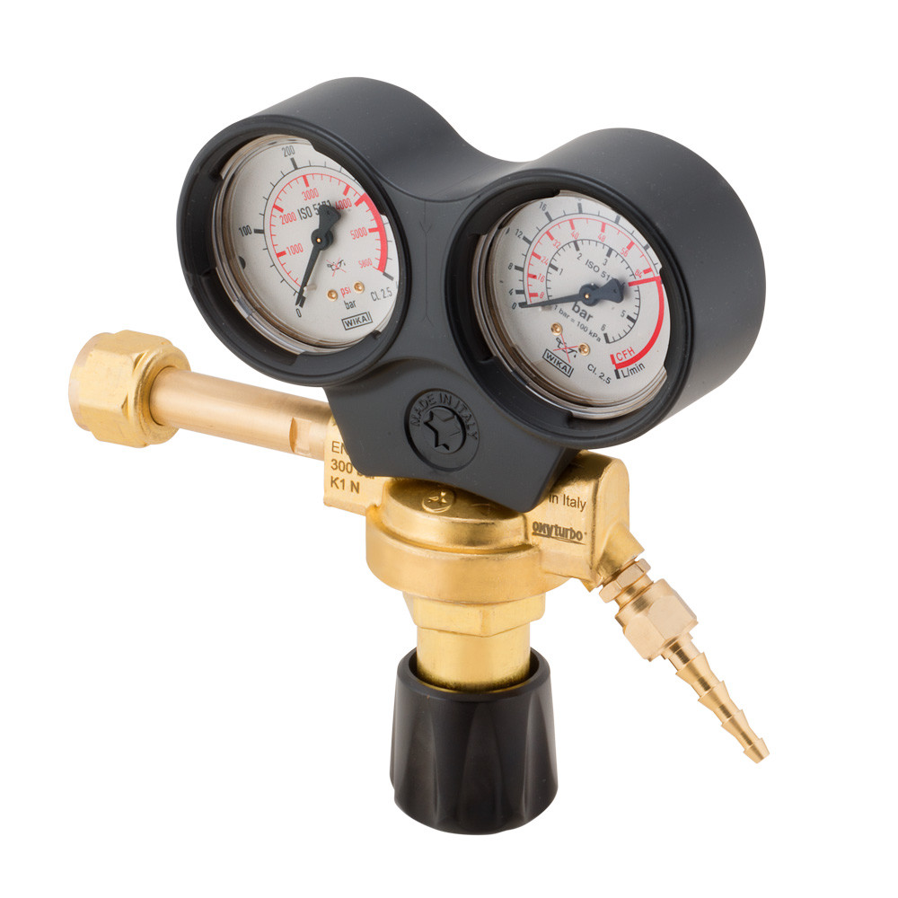 Regolatore Flusso Oxyturbo CO2/Argon Mix - Attacco Femmina Professional