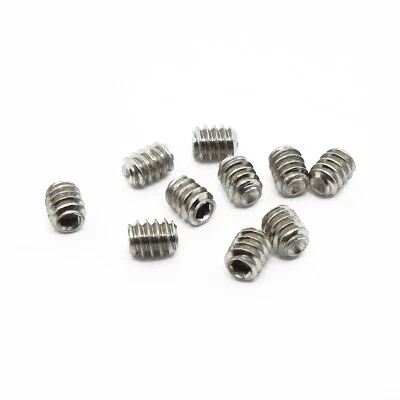 THE RUSTY BOLT SHOP #4-40 x 1/8", Socket Set Screws Cup Point, A2 304 18-8, Stainless Steel