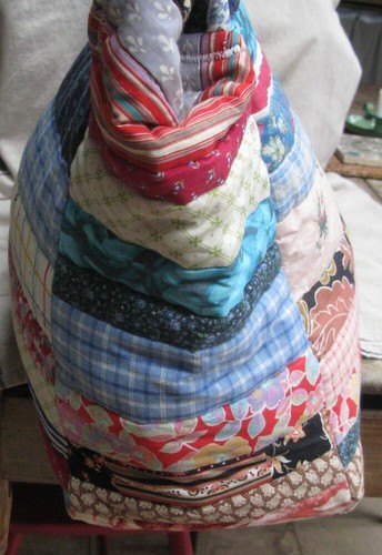 Vintage handmade Large Patchwork holdall bag beach liberty floral fabric hippie - Picture 8 of 10
