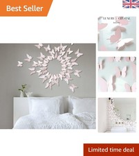 12-Pack Waterproof 3D Butterfly Wall Decals with Crystal Accents for Home