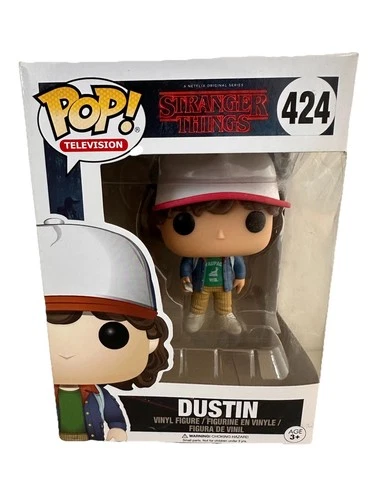 Funko Pop! Television Stranger Things Dustin 424 Vinyl Figure Collectible