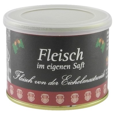 (29,95 /1kg) Fleisch im eigenen Saft vom Eichelmastschwein (200 g)