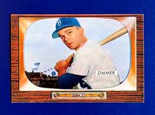 Don Zimmer Rookie Card 1955 Bowman #65 Dodgers Cubs Star RC EX MINT *GWCARDS*. rookie card picture