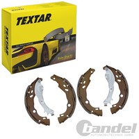Textar BREMSBACKEN-SATZ Hinterachse Passend FüR CitroËN C2 C3 Peugeot 1007