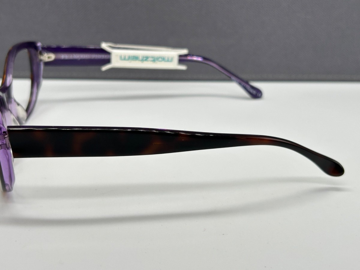 Francois Pinton Eyeglasses Frames woman Braun Purple Angular 