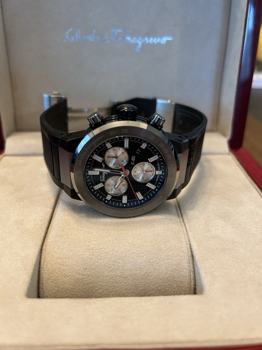 Salvatore Ferragamo Mens F-80 Chrono Watch | eBay