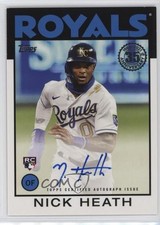 2021 Topps 1986 Topps Baseball Auto Series 2 Nick Heath #86B-NH Auto 0t0b