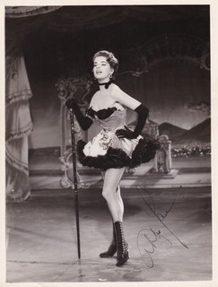ABBE LANE gorgeous vintage original 10 x 7.5" b/w signed photo