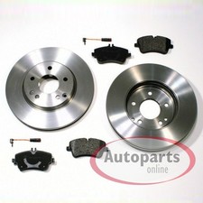 Bremsscheiben Ø 300 mm + Bremsbeläge vorne für Mercedes C-Klasse [W203 S203]