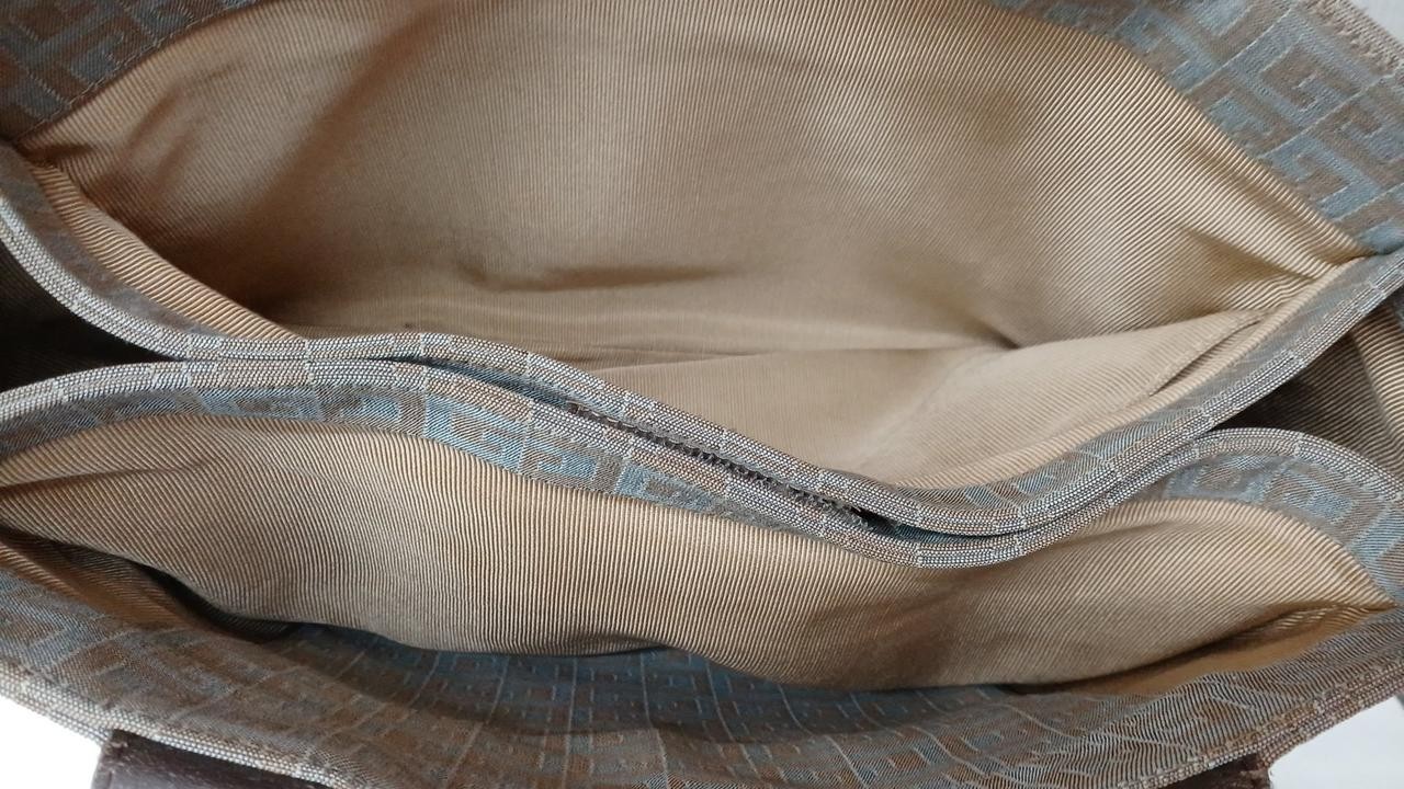 Tote Bag Model Allover Pattern Beige Condition B … - image 8