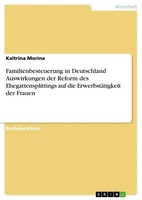 Familienbesteuerung In Deutschland Auswirkungen Der Reform Des...